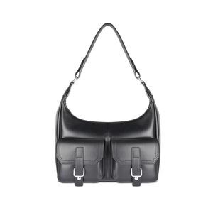 Trendy Leather Shoulder Bag Hobo Purse, Handbags With Zier Closure -_-
